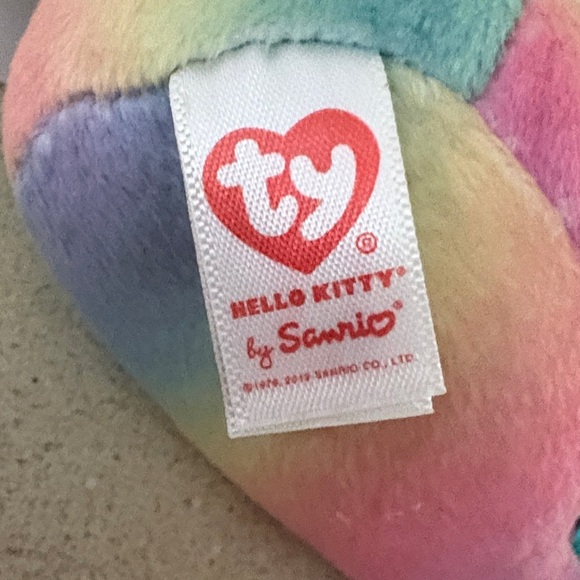 Ty Hello Kitty Rainbow Mermaid Plush - Picture 5 of 7